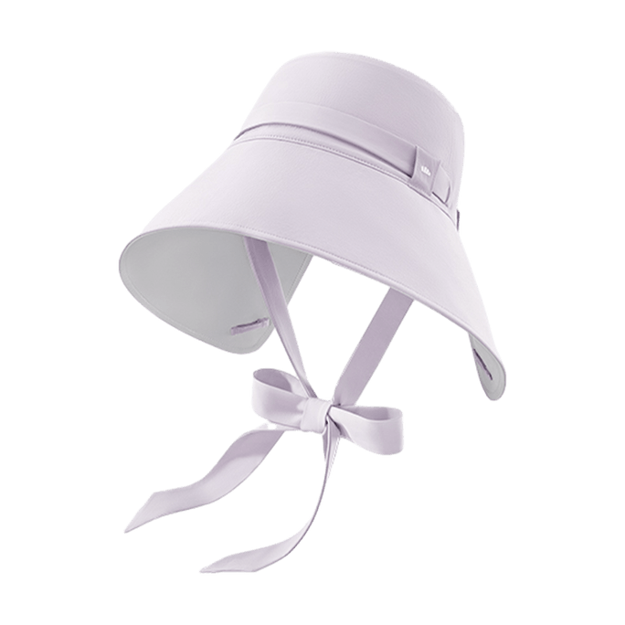 여성용 빈티지 버킷 모자 UPF50+ 자외선 차단 모자 퍼플
