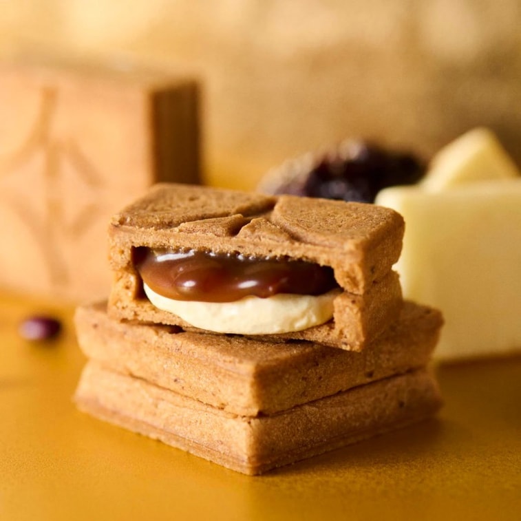 【日本からの直送】日本製プレスバターサンドあんバターサンドクッキー 5個入り 4