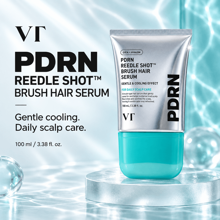 【韓國直郵】 韓國 VT PDRN Reedle Shot 微針頭皮精華 100ml*3 刷頭型頭皮護理精華 CICA積雪草舒緩 PDRN滋養護理 清涼保濕 強韌髮根 日常養護 4