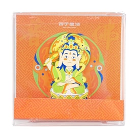灵隐祈福 文殊菩萨转转佛冰箱贴 磁吸装饰贴 智慧 112*112*21mm