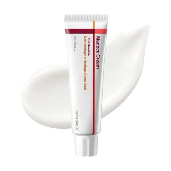 Madeca Cream Time Reverse,1.69 fl oz- TECA Centella Asiatica Glow Face Cream Moisturizer