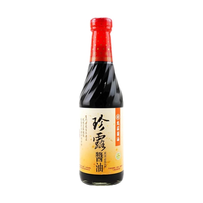 台灣丸莊 珍露醬油 430ml【低鹽分口味甘甜】