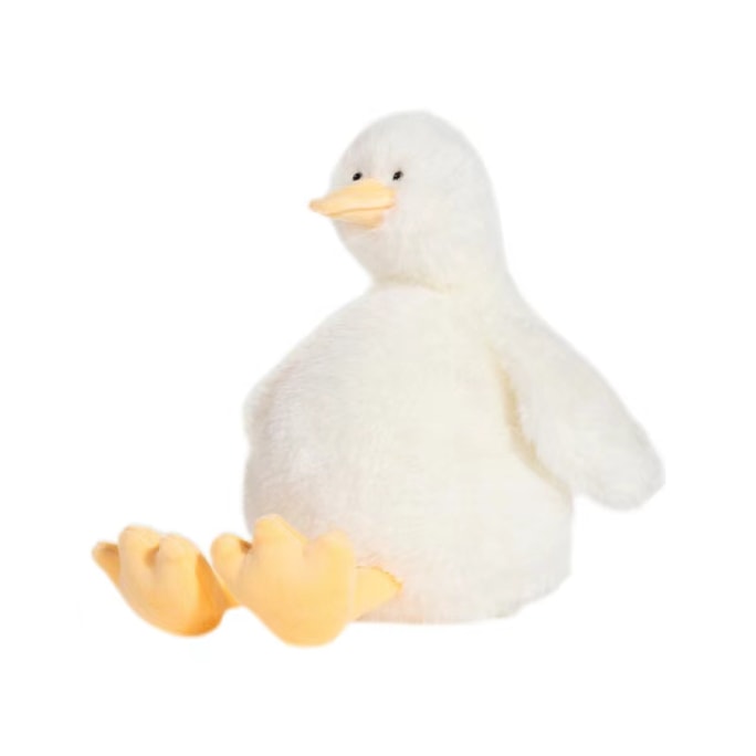 Ladom Duck Duck Plush Toy Birthday Gift Furry Anti-Real Doll-White 30Cm 1Pc