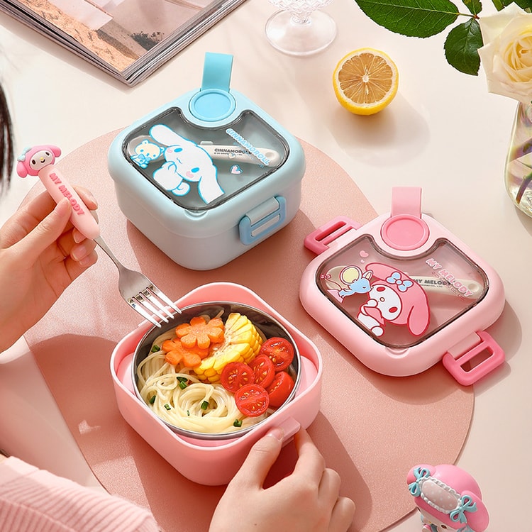 最終値下！新品BABYMILO BY SANRIO ベビーマイロ　弁当箱お箸水筒 未使用】ベビーマイロ お弁当箱 お箸セット エイプ サンリオ