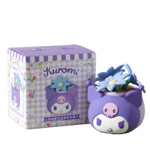 Desktop Decoration Item - Cartoon Potted Plant - Kuromi*1 piece