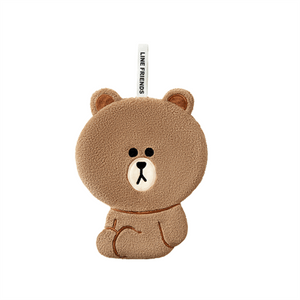 Cartoon Hand Towel Hanging Kitchen Wipes Quick Drying Towel BROWN Model
