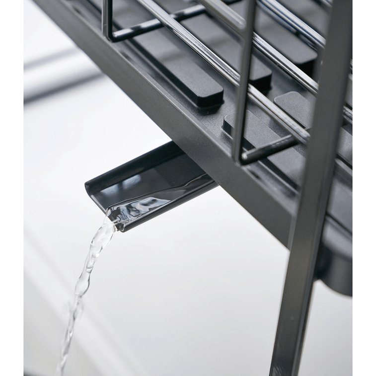 日本 Yamazaki Home 双层碗碟架 - 钢白色 14