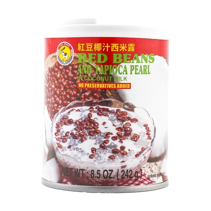 Red Bean Coconut & Tapioca Pearl 8.5 oz