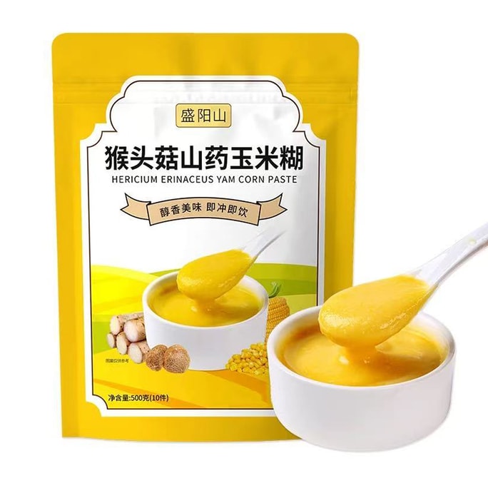 생양산 헤리시움 에리나세우스, 마, 옥수수 죽, 10개입 (각 500g). 건강하고 영양 가득한 간편 음료로 조리가 필요 없습니다. [소화력이 좋고, 위를 든든하게 하며, 장을 보호하는 영양식, 면역력 증진. 직장인, 학생, 노인, 수술 후 회복기 환자에게 적합합니다.]