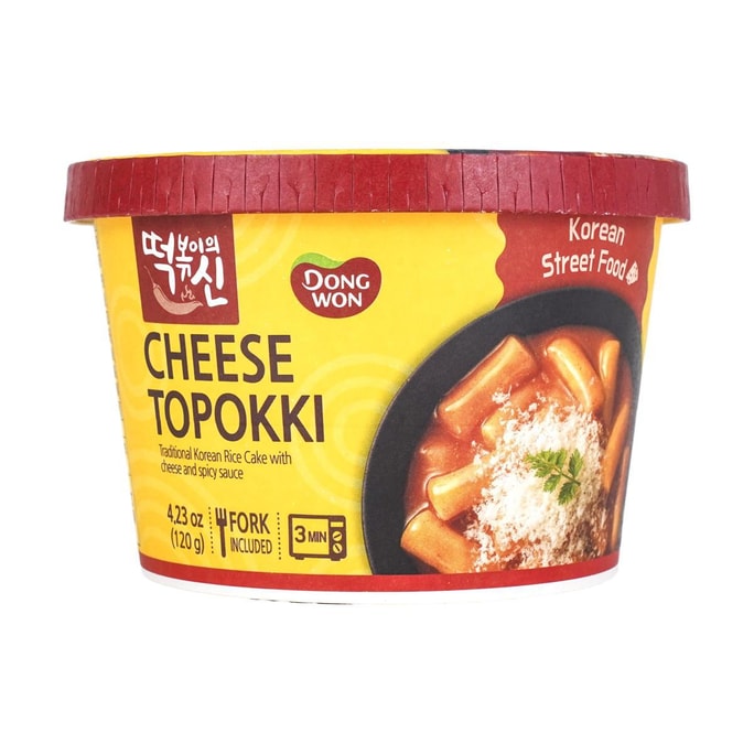 Hot Cheese Topokki Cup,4.23 oz