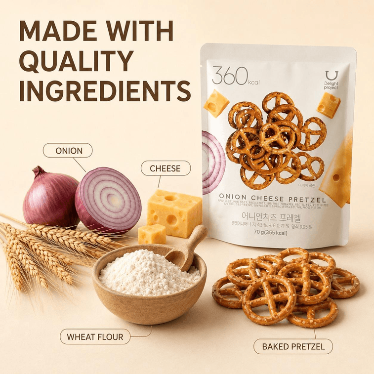 Olive Young Onion Cheese Pretzel  OnionCheese 70g 3
