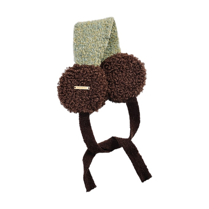 【中国直邮】 HSPM 秋冬季保暖耳罩男女士户外防风护耳保暖耳捂子耳包毛绒耳暖 绿珈F 1个