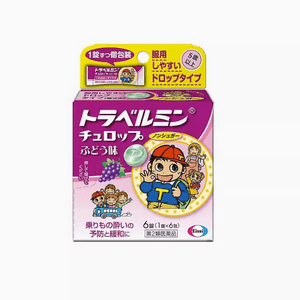 Eisai Motion Sickness Medicine Seasick Nausea Headache Anti-Vomiting Children 6 Tablets