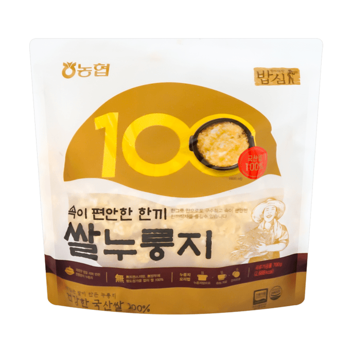 韩国农业协会 韩式传统美味锅巴 泡饭专用 700g