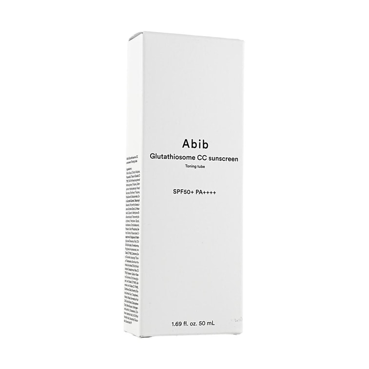 韩国ABIB阿彼芙 谷胱甘肽焕亮CC防晒霜 修色小黄管 SPF50+ / PA++++ 50ml 水光原生 抗皱美白 去黄暗沉 8