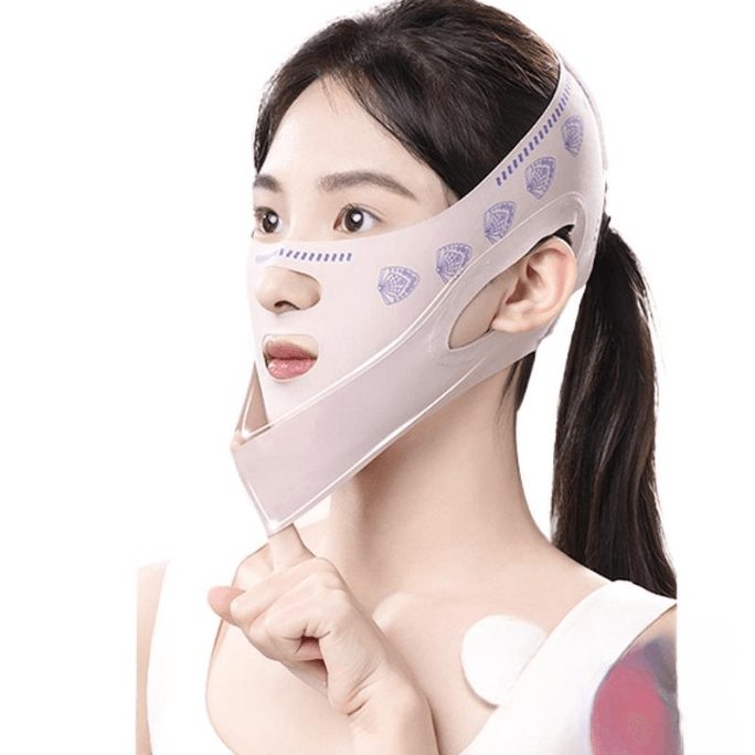 Slimming Face Mask, Lifting And Firming The Face, Improving Nasolabial Folds, Double Chin, 57cm Pink *1