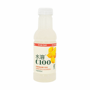 C100 레몬맛 주스 워터, 15 fl oz