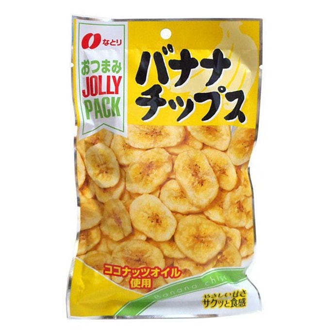 【日本直邮】日本 Natori Jolly Pack 椰子油炸香蕉片 甜脆爽口水果干 80g