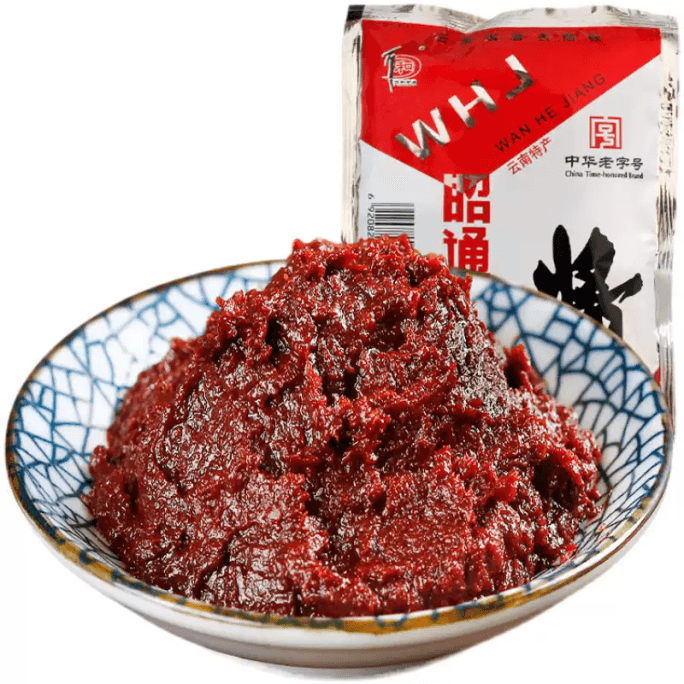 Wanhe Yunnan Tongjiang Soybean Sauce Rice Noodles Mixed Noodles Sauce Kitchen Essential 150g * 2 Bags