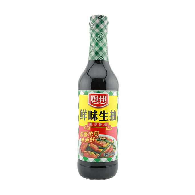 厨邦 鲜味生抽 500ml 【酱香浓郁 味道鲜美】