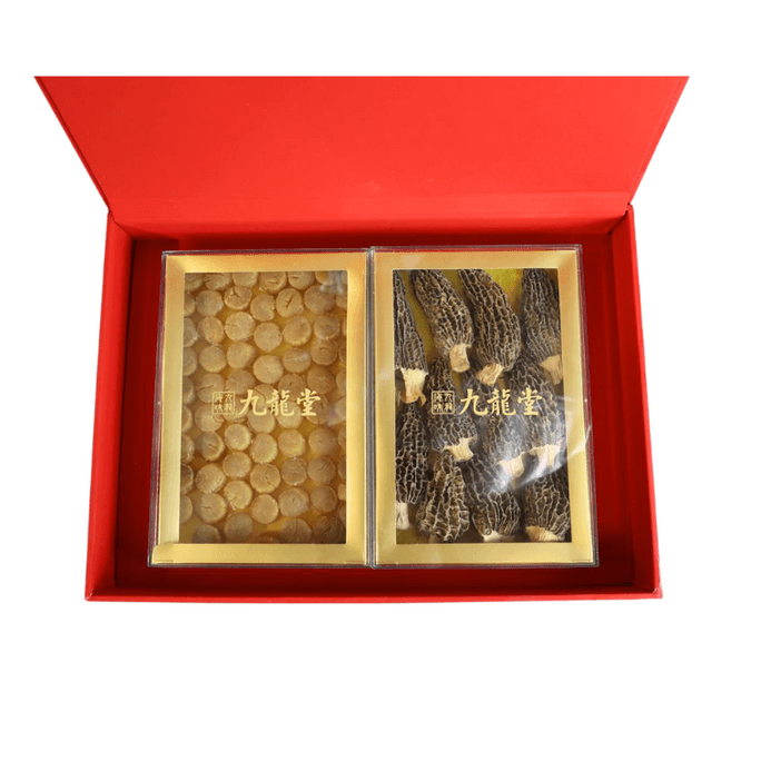 Premium Wild  Hokkaido Dried Scallops&Dried Moral Holiday Gift Box