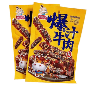 彭氏口水哥 爆汁牛肉味辣片18g*10袋