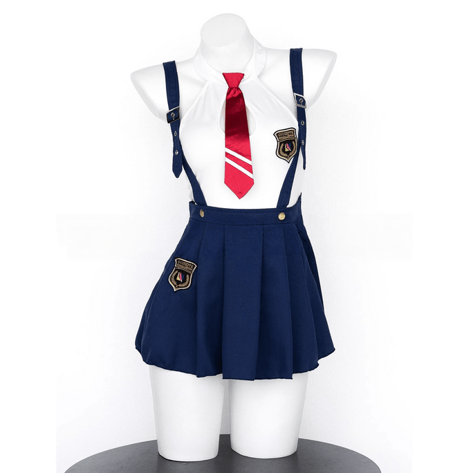 Cute Junior High School Girl Sexy Schoolgirl Style Short Skirt Uniform Sailor Suit Set