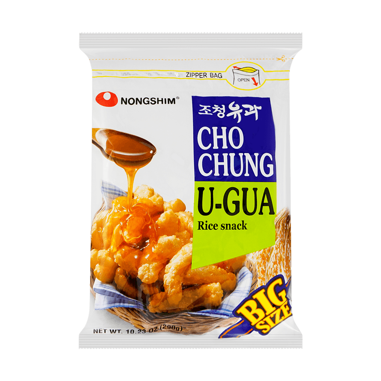 韩国NONGSHIM农心 甜味油果 大米脆条 家庭装 290g 米果酥 6