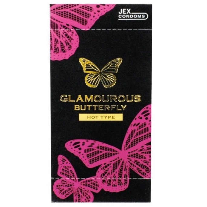 Glamourous Butterfly Hot Condoms 6pcs