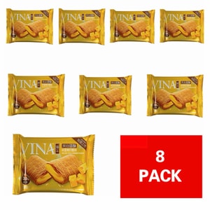  FRANZZI法丽兹 夹心蛋酥 咸蛋黄奶酪味 8包约200克(±10g)【一口酥成沙 夹心更丝滑】