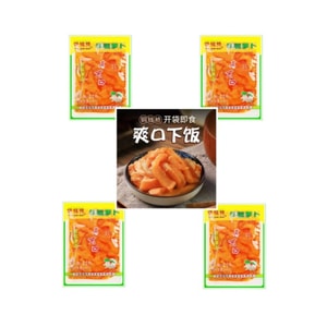 铜钱桥 下饭菜脆爽萝卜条香脆 咸甜辣口味 41g*4袋
