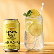 Real Lemon Slice Ade Drink 11.49 fl oz*6packs【GS25 Selected】【Korea Trendy】