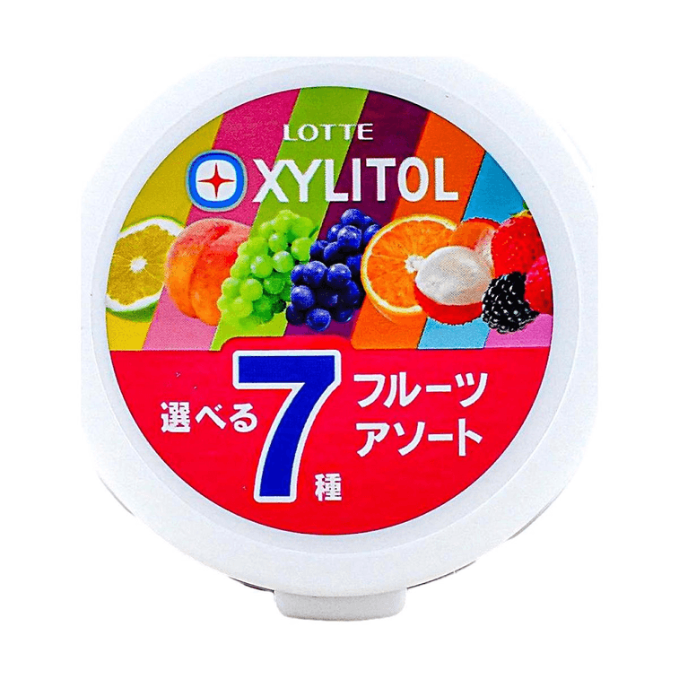 日本乐天 木糖醇口香糖 七种口味混合 瓶装 133g 4