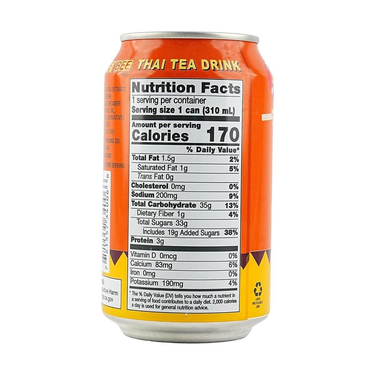 Thai Milk Tea Drink (Canned) 10.48 fl oz 3