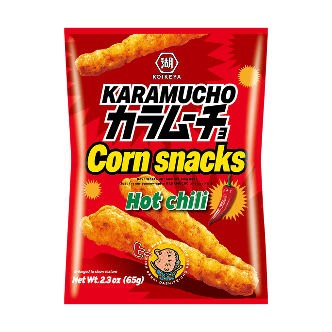 日本KOIKEYA湖池屋 玉米脆 卷卷薯条 香辣味 65g