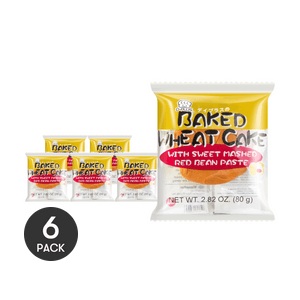 【全美超低價】日本D-PLUS 天然酵母持久保鮮麵包 小倉紅豆口味 80g*6枚