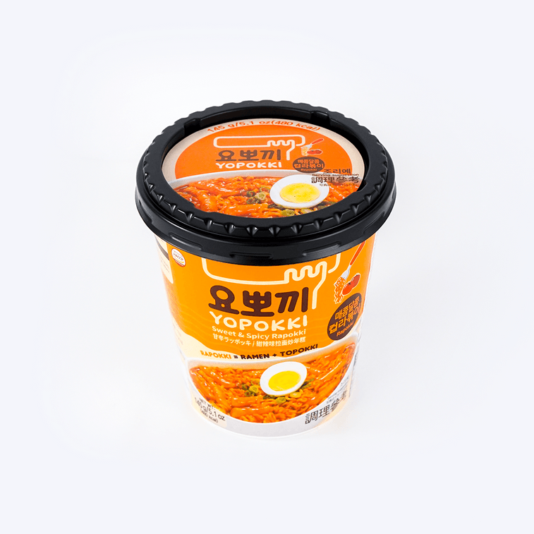 韩国YOPOKKI 拉面+炒年糕 甜辣口味 杯装 145g【韩式经典 双重口感】 14