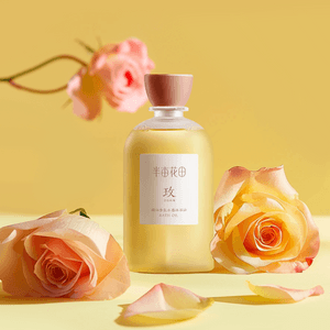 半亩花田 香氛水感沐浴油 精油滋润氨基酸沐浴露 温和清洁 持久留香 可卸防晒霜 空谷玫瑰 400g【新品木质玫瑰香】