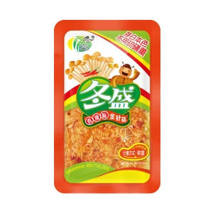Flammulina Enoki Mushroom Spicy Side Dish Pickles Appetizer With Bibimbap Ready-to-eat Snacks [spicy Flavor] Bulk * 250g * 1 bag