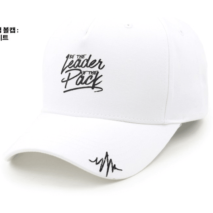 韓国 TEAMLIFE リーダーパッケージロゴ帽子 ホワイト