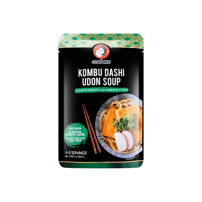 Kombu Dashi Udon Soup with Premium Kelp Broth 172g