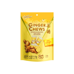 Ginger Chews with Lemon 113g