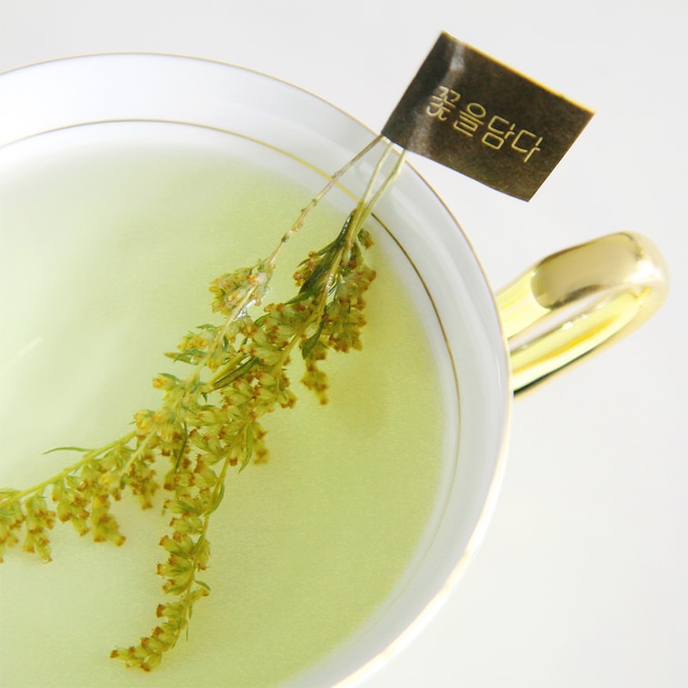 KKOKDAM Premium Korean Tea - Mugwort Flower Tea Stick Gift Set 5pc 7