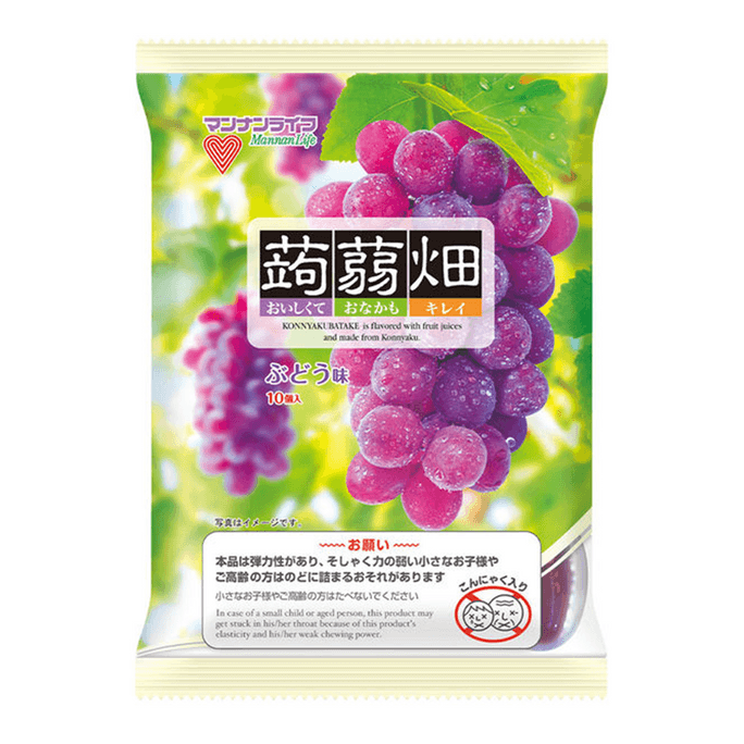 Mannanlife grape flavor konjac jelly 250g
