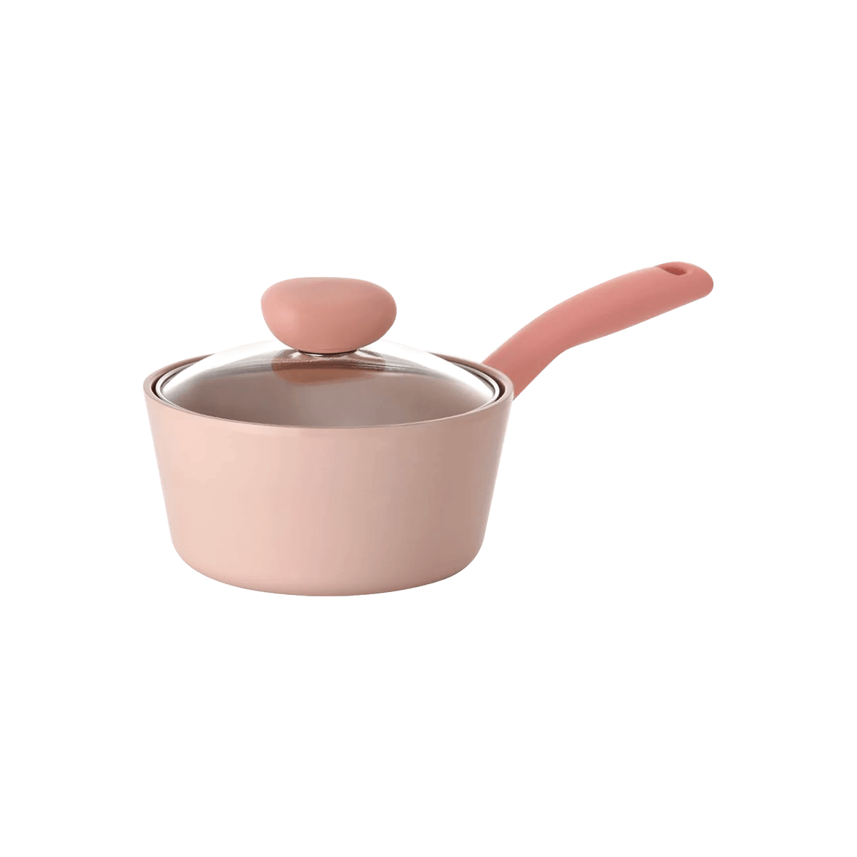 NEOFLAM FIKA Milk Pan for Stovetops and Induction | Wood Handle and Glass  Lid | Made in Korea (6 / 1.5qt)