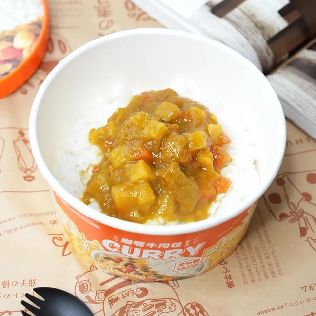 莫小仙 咖喱素牛肉饭 360g【2分钟即食微波大米饭】【选用金龙鱼大米】