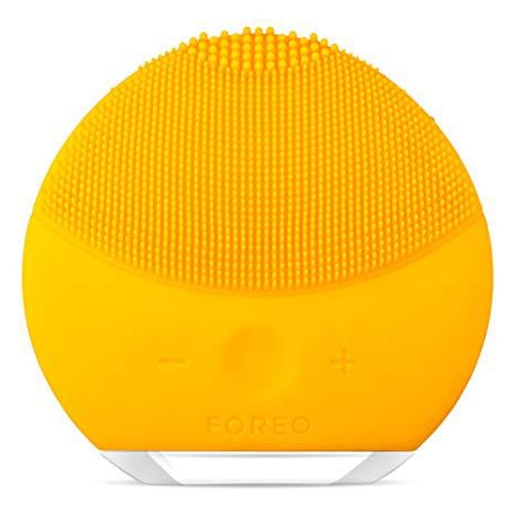 瑞典FOREO LUNA mini2 露娜电动硅胶毛孔清洁美容洗脸洁面仪--黄色- 亚米