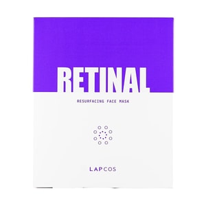 韩国LAPCOS 视黄醇焕颜面膜 改善毛孔老化全效面膜 5片入 抗皱 毛孔弹力紧致 肌肤纹理
