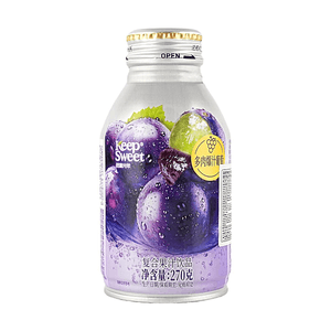 Grape Mixed Fruit Juice Beverage with Grape Pulp 9.52 oz 【NFC Grape Juice】【Shine Muscat Pulp】