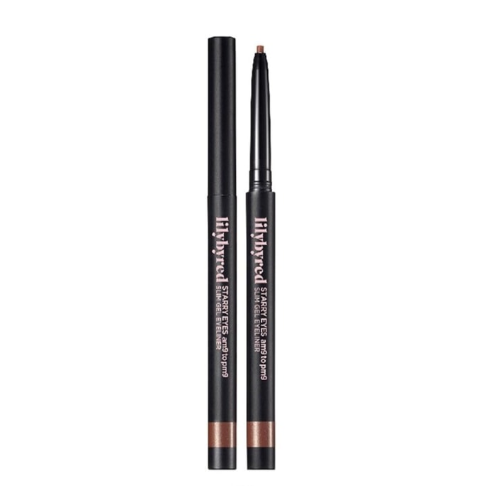 韩国 Lilybyred Starry eyes am9 to pm9 极细眼线胶笔2mm不晕染持久 # 04Glam Mocha